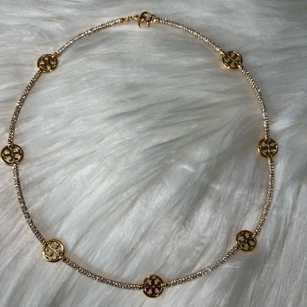 Tory Burch Miller Pavé Necklace ✨✨